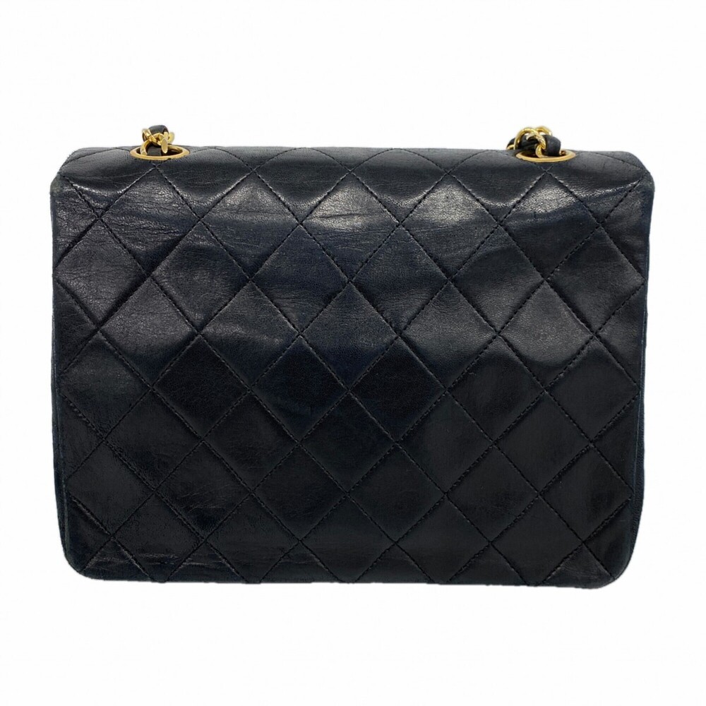 Chanel Mini Matelassé Chain Shoulder Bag, Lambskin, Black, Women's - Picture 11 of 11